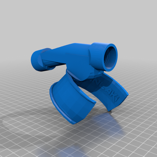 Mini VR Gunstock for Oculus Quest 2 based on Sanlaki design 3D model