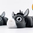 Flexi-Donkey-Remb-Studios-8-breit.png Flexi Donkey – Articulated Print-in-Place Model