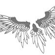 alas-adorno-pared-B1.jpg Wings for 2D wall decoration