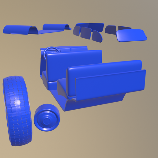 a2011.png ZIS 115 1946 printable car in separate parts