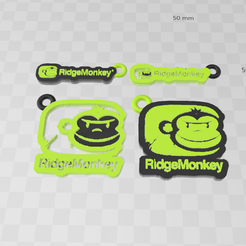1.png Fichier STL Porte-clés pêche Ridge Monkey・Design pour imprimante 3D à télécharger