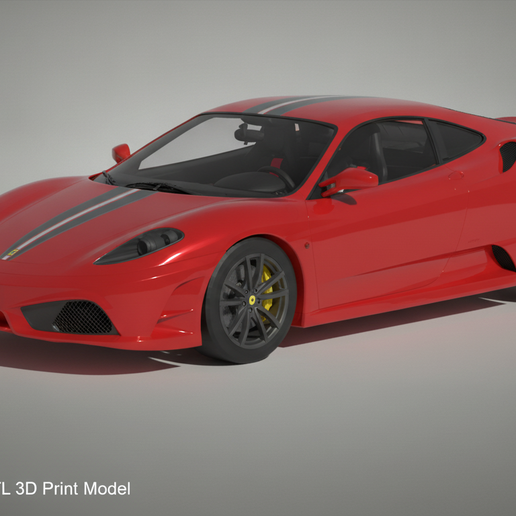 Ferrari 430 Scuderia STL 3D Print Model