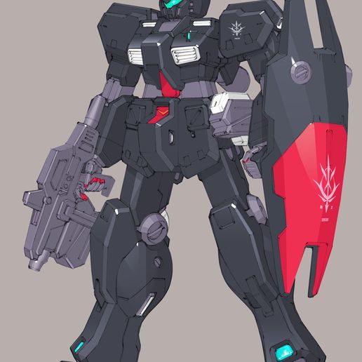 🦸 A.O.Z Re-boot RGM-79Q gm quel / Early Hazel 3D printing