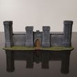 02.jpg Free STL file Crusader Castle Gate・3D printing design to download