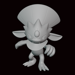 Weavile.png Fichier STL 461- Figurine Pokemon Weavile・Modèle à imprimer en 3D à télécharger