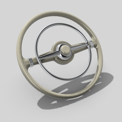 IMG_6166.png STL file 1946 Ford Deluxe Steering Wheel 2 piece・3D print design to download