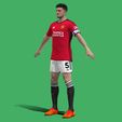 v8.jpg 3D Rigged Harry Maguire Manchester United 2024