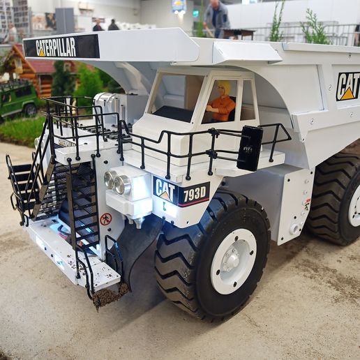 🐱 CAT 793 Dumper conversion kit cab 1/14・ STL File for 3D