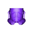 Clone Trooper Vase base.stl STL file Clone Trooper Helmet Vase・Template to download and 3D print