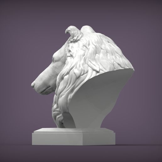 Collie4.jpg 柯利牧羊犬 3D 打印模型