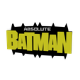bitmap.png 3D MULTICOLOR LOGO/SIGN - Absolute Batman (Comic)