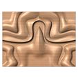 Double-Panel-wave-wall-art-sculpter-10.jpg Mirrored organic sculpture wall art relief panel 3D print model