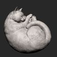 sleeping_cat7.jpg Sleeping cat 3D print model