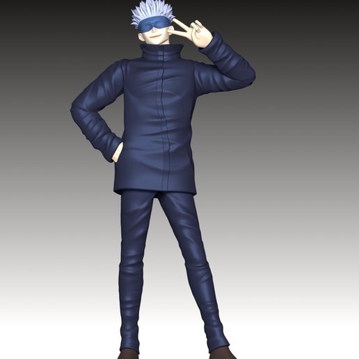 💬 Satoru Gojo - Jujutsu Kaisen・ 3D File for 3D printing・Cults