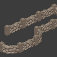 Stone-Walls-02.png Rock Wall with Wooden Posts (Modular)
