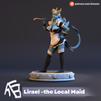 1.png Tiefling  Battle Maid- 72mm & 32mm (Pre-Supported)