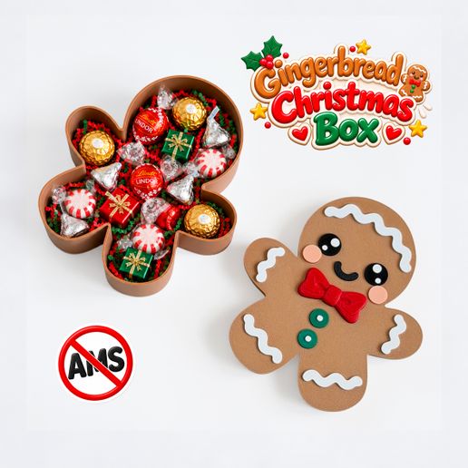 Christmas Gingerbread Box 🎄🍪