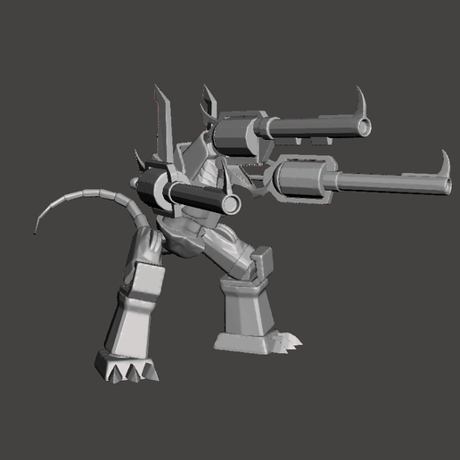 Barrel Dragon 3D Model 3D model