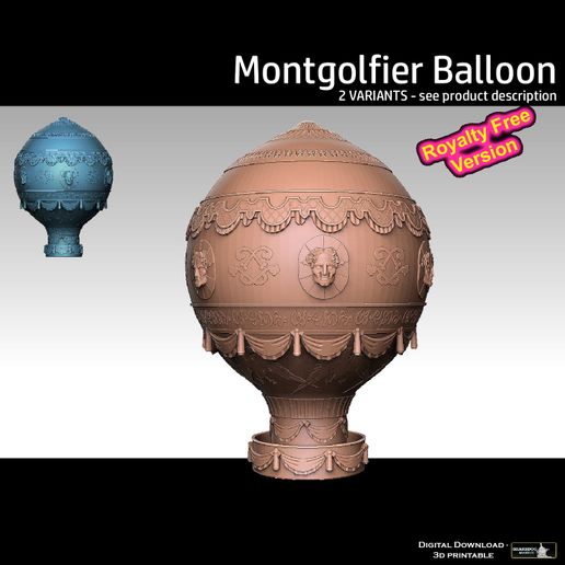 Montgolfier Balloon ROYALTY FREE VERSION