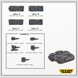 Chimera_BMP_parts.png 6MM - TINY TANK - SCI-FI SOVIET BMP & SPAA