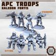 APC-troopers-all.jpg APC Vehicle Troop Poses x7 - Kaledon Fortis