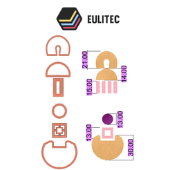 Screenshot_7.png Archivo STL 💎 Cool Shaped Polymer Clay Cutters 🥳・Plan de impresión en 3D para descargar