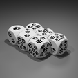 Puppy-Messy-Rounded-D6-3.png Puppy Dog Messy Pawprint Dice D6