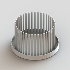 Carousel-iso-01.jpg STL-Datei Karussell Orchidee Topf 7in・Design für 3D-Drucker zum herunterladen