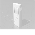 Porte ticket.png Free STL file Ticket dispenser / SNCF Ticket Gate・3D print object to download
