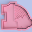 1.png Number one cookie cutter (Number one cookie cutter)