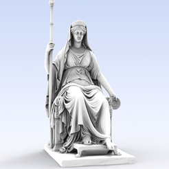 Снимок.png Fichier STL gratuit La déesse Concordia représentée sous les traits de l'impératrice Maria Louisa・Design pour impression 3D à télécharger