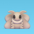 Cod127-Sitting-Moth-1.png 3D file Sitting Moth・3D printing design to download