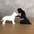 WhatsApp-Image-2023-01-06-at-10.11.59.jpeg Girl and her Pit bull (straight hair) for 3D printer or laser cut