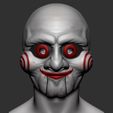 11.JPG Saw Billy Puppet - Mask for Cosplay - 3D print model - STL file