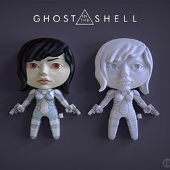 GhostITS.jpg Fichier STL gratuit Kusanagi Motoko - Un fantôme dans la coquille・Design pour impression 3D à télécharger