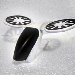 fullsize_distr.jpg STL file Futuristic aircraft DIY 3d model・3D print design to download