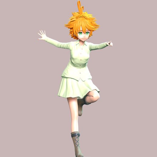 💬 The Promised Neverland Emma・ 3D File for 3D printing・Cults
