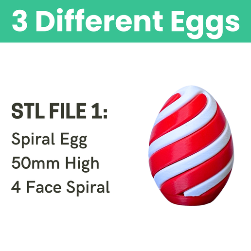 STL-Files-Easter-Egg-Bunny-Spiral-Fidget-STL-File-Design-1.png Easter Egg Spiral Fidget - Easter Egg & Egg Bunny STL Files
