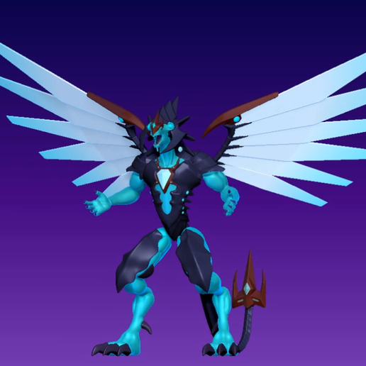 Yugioh Galaxy-Eyes Photon Dragon 3D Printable Model Figure STL File for  Cults