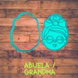 Diseño sin título-2.jpg grandma cookie cutter / Cortador de galleta de abuelita