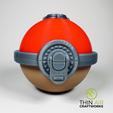 Version-2-Arceus-Pokeball.png Ancient Pokeball from Pokemon Legends: Arceus (Support-Free, 100% Snap-Together, Different Inserts Available, Nintendo Switch Game, Nintendo DS, Jewelry Inserts))