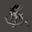 6.png Alien Xenomorph Crusher - Aliens Colonial Marines AVP 3D print model - High Poly STL mesh for 3D printing