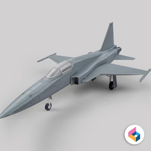 F-5E Tiger II - 3D model önizlemesi