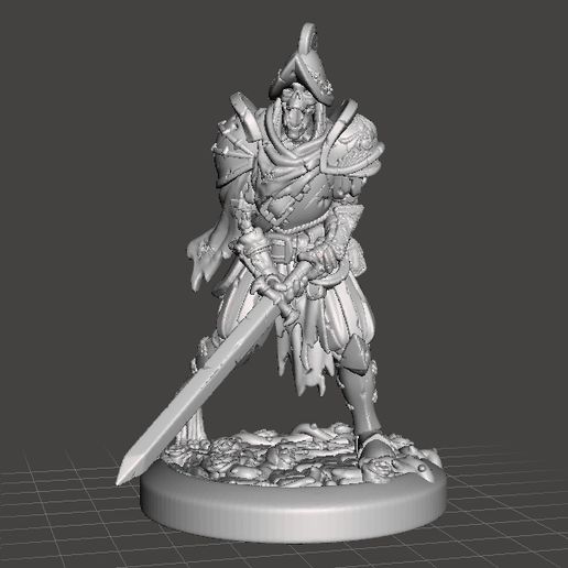 STL file SPANISH UNDEAD CONQUISTADOR MINIATURE MODEL FOR GAMES・3D ...