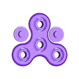 Fidget_Spinner_With_Outside_Berings.stl Free STL file Fidget Spinner with bearings only need BBs・3D printing design to download