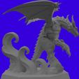 chrono_angle3.png Velchron, le dragon de l'horloge - Miniature imprimable en 3D