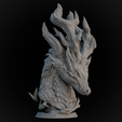 retake02.png Dragon bust/head - miniature - fantasy figurine STL