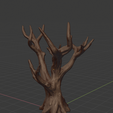 blender_2019-08-31_17-25-39.png Free STL file Dead tree・3D printable object to download