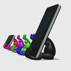 bc760b35f7b20d2c8aea648c2fcae430_preview_featured.jpg 3D file Fat man Phone Holder・3D print object to download