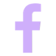 Facebook Logo F.stl Facebook Logo Icon